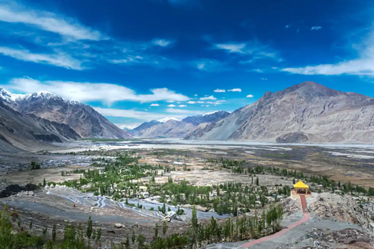 <span style="padding-left: 8px"><i class="far fa-calendar-alt"></i>  DAY 5</span>- Leh – Nubra Valley Via Khardung La